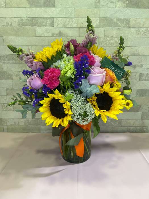 Florero girasol